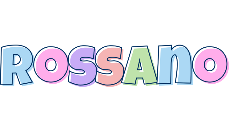 Rossano pastel logo