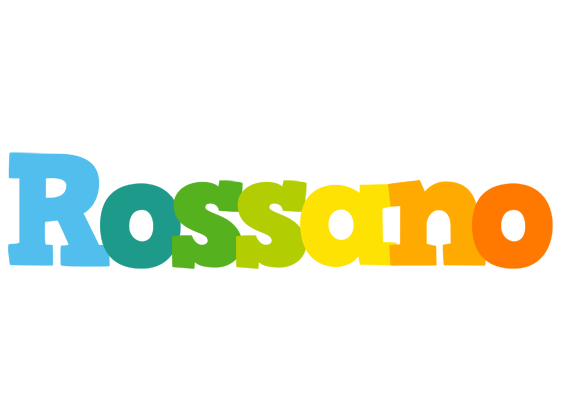 Rossano rainbows logo