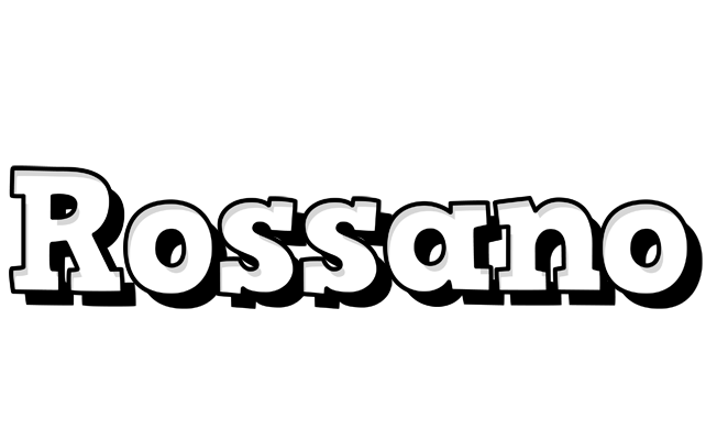 Rossano snowing logo