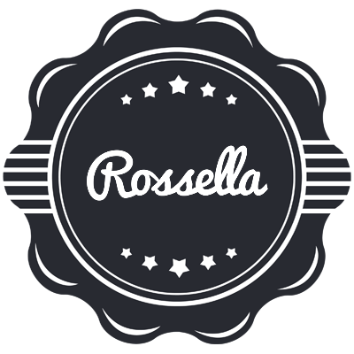 Rossella badge logo