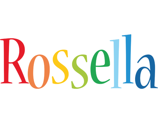 Rossella birthday logo
