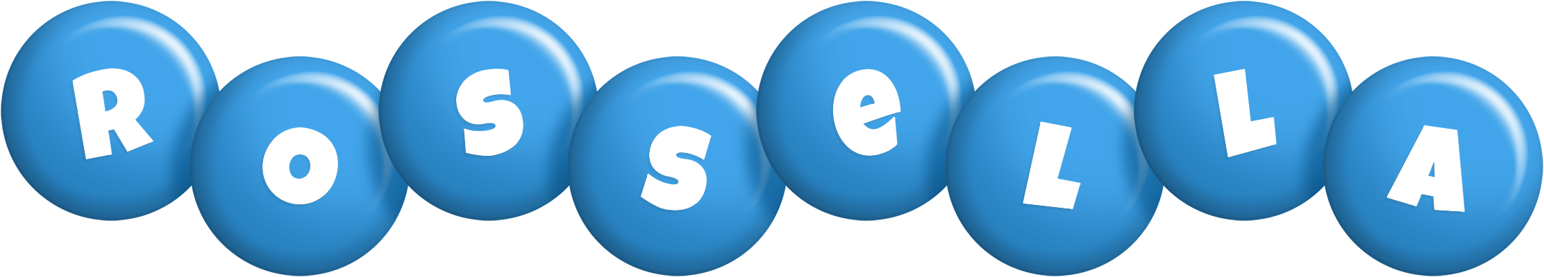 Rossella candy-blue logo