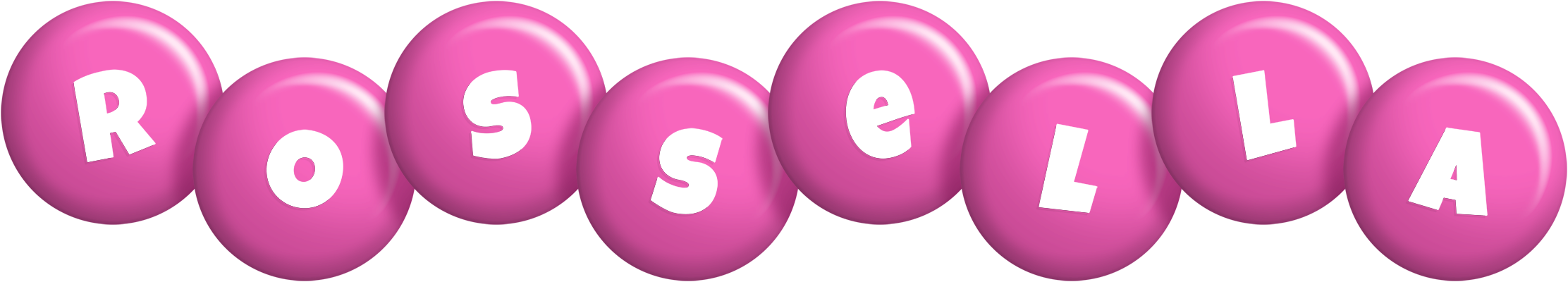 Rossella candy-pink logo