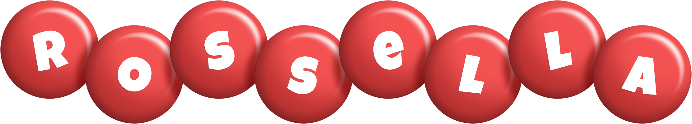 Rossella candy-red logo