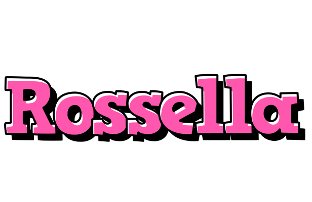 Rossella girlish logo