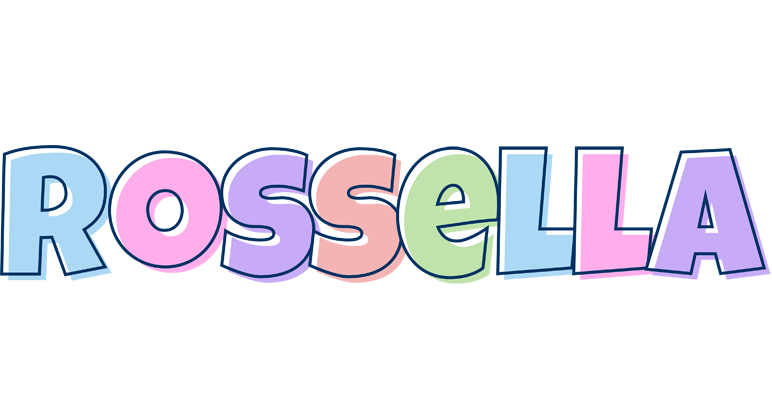 Rossella pastel logo