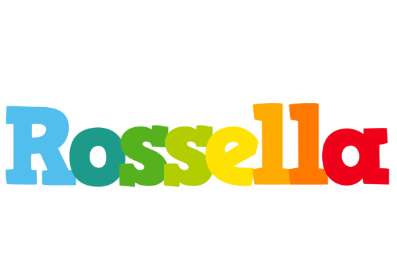 Rossella rainbows logo