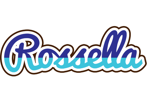 Rossella raining logo