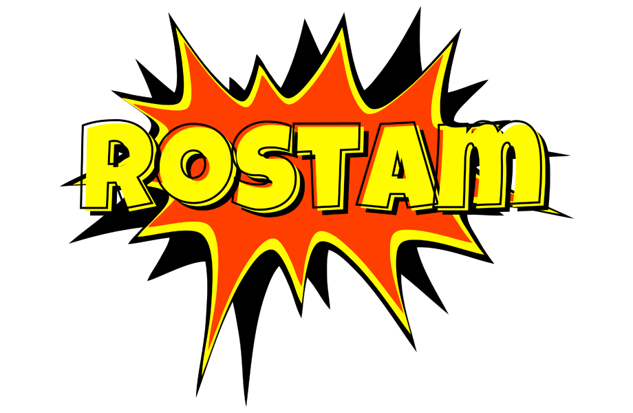 Rostam bazinga logo