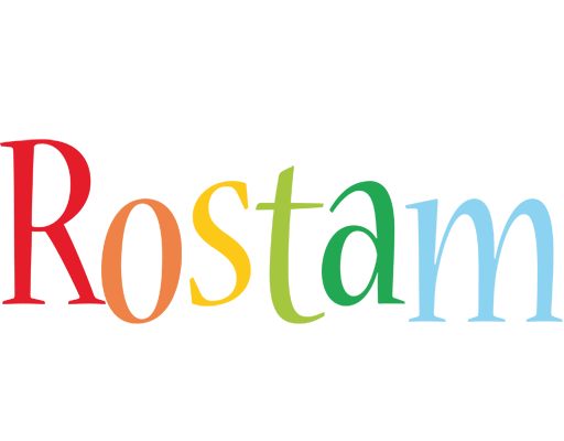 Rostam birthday logo