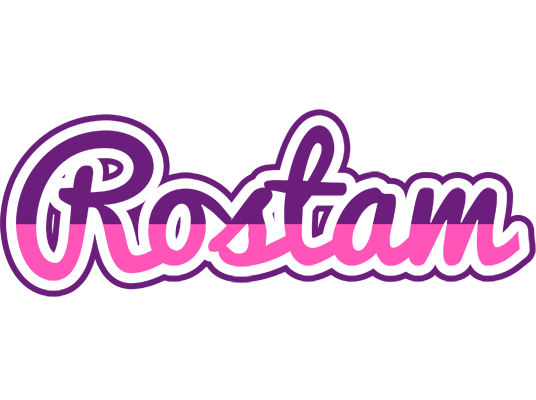 Rostam cheerful logo