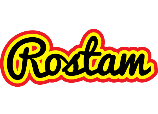Rostam flaming logo