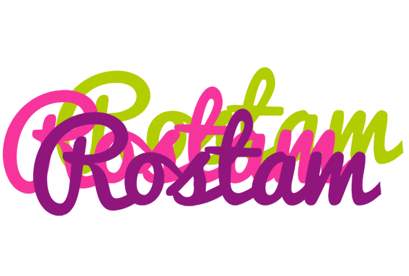 Rostam flowers logo