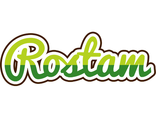 Rostam golfing logo