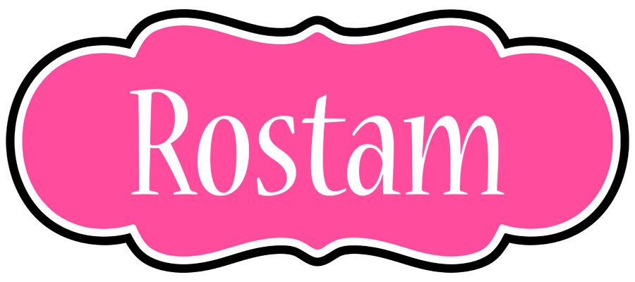 Rostam invitation logo