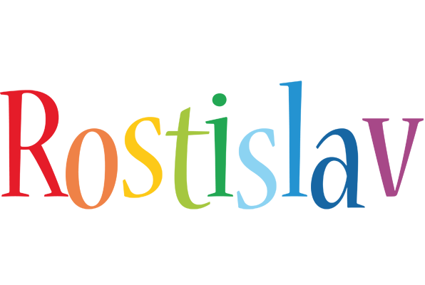 Rostislav birthday logo