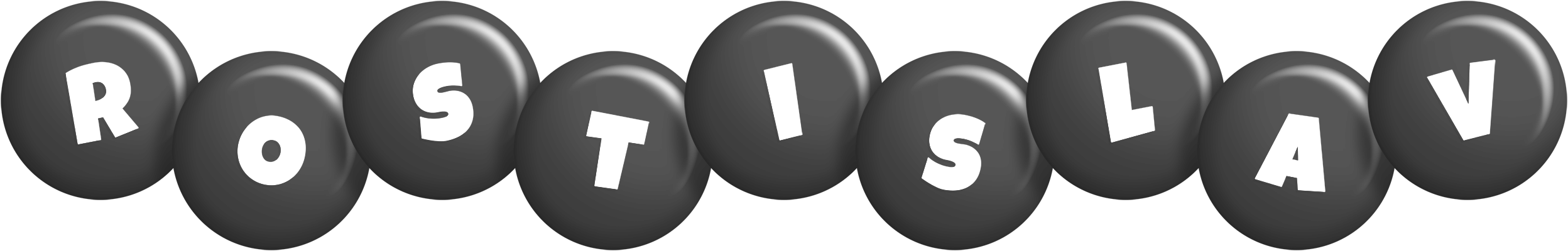 Rostislav candy-black logo