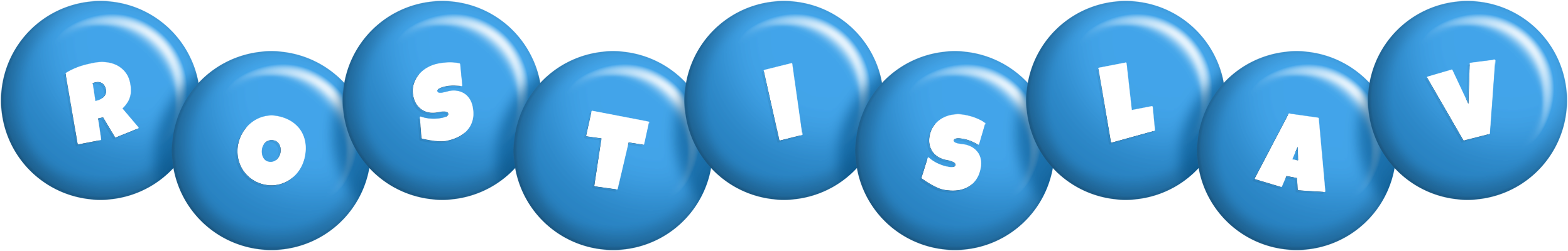 Rostislav candy-blue logo