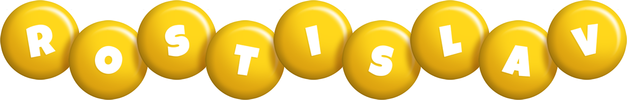 Rostislav candy-yellow logo