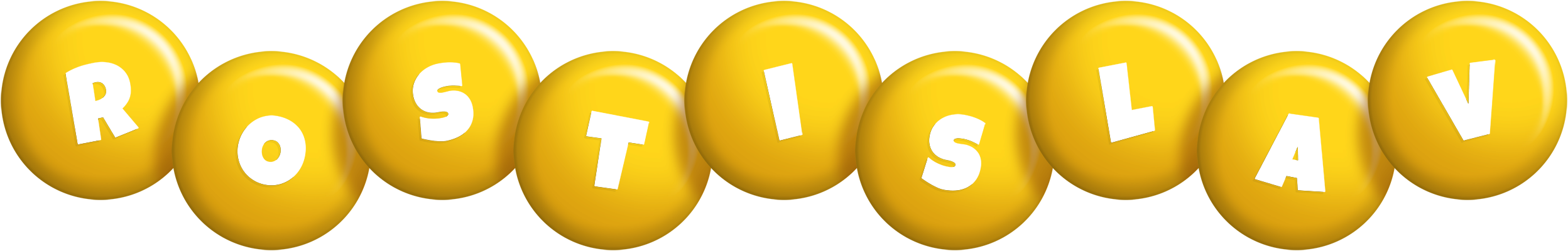 Rostislav candy-yellow logo