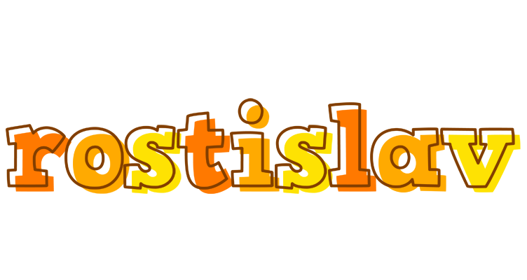 Rostislav desert logo