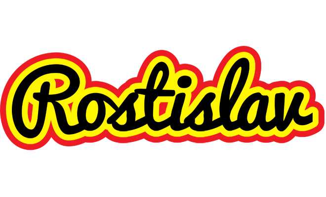 Rostislav flaming logo