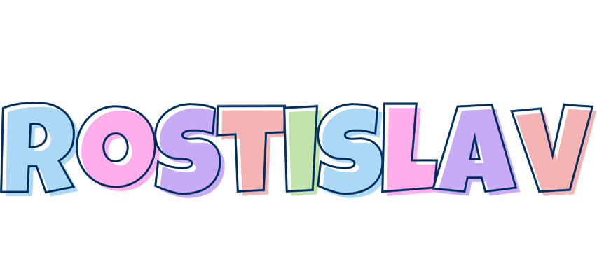 Rostislav pastel logo