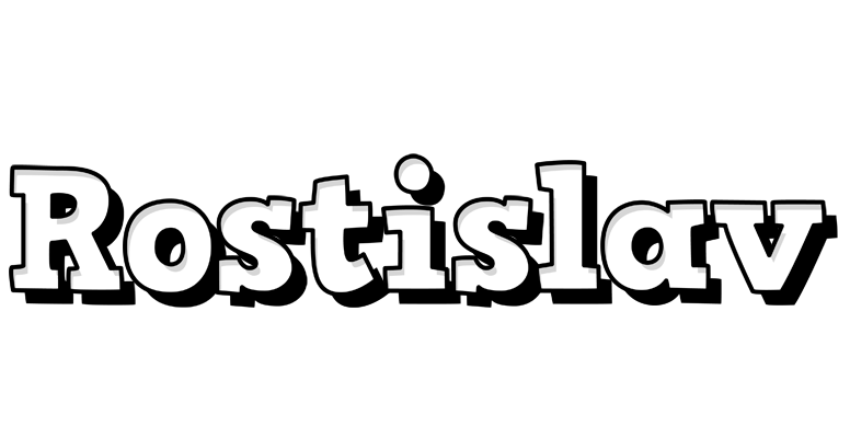 Rostislav snowing logo