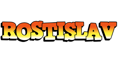 Rostislav sunset logo