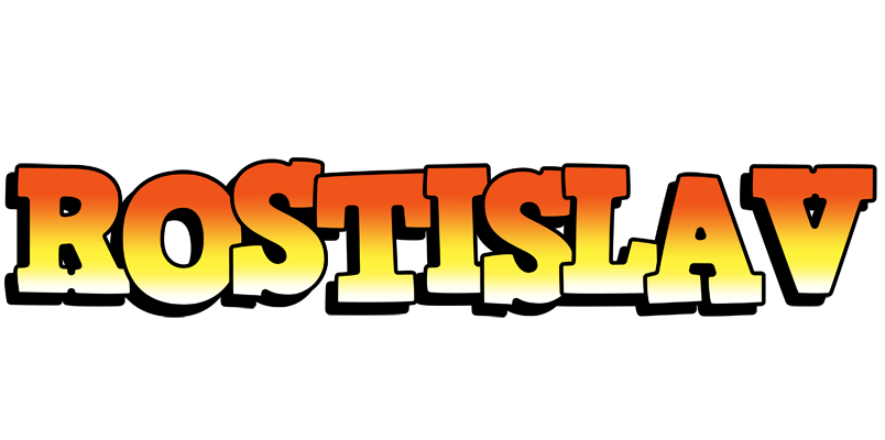 Rostislav sunset logo