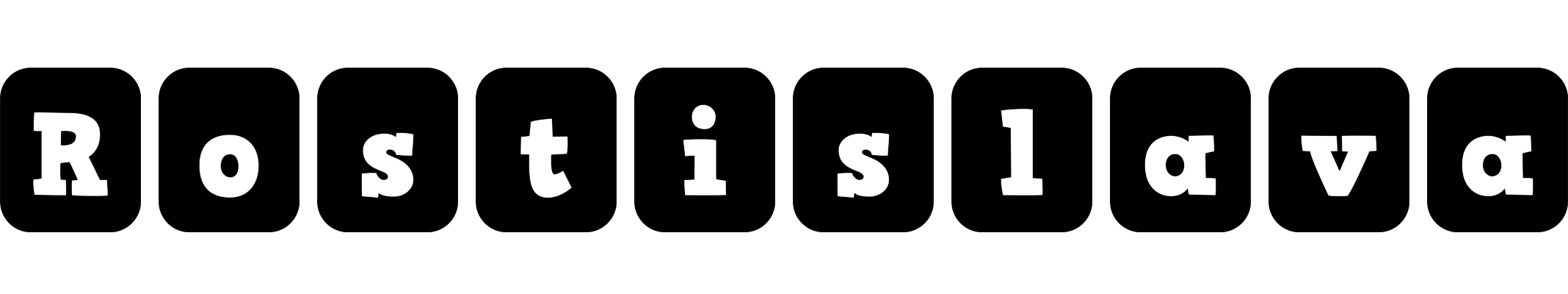 Rostislava box logo