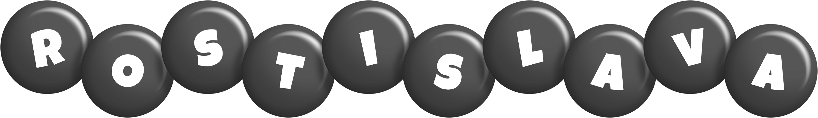 Rostislava candy-black logo