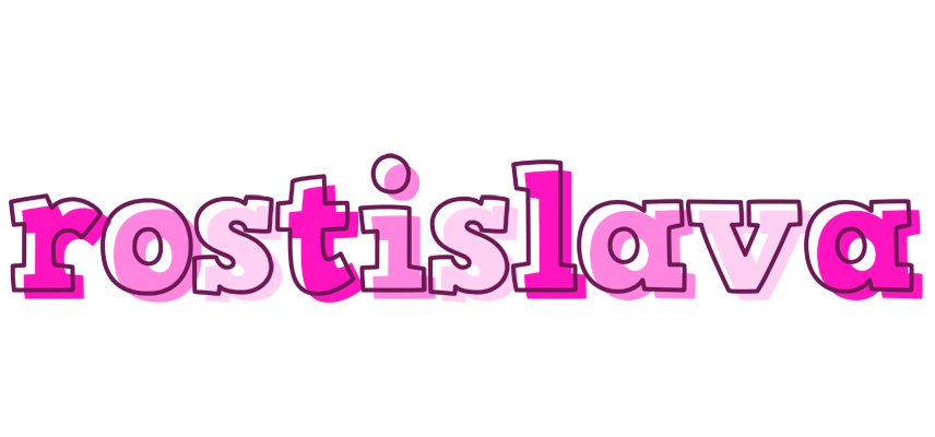 Rostislava hello logo