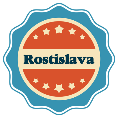 Rostislava labels logo