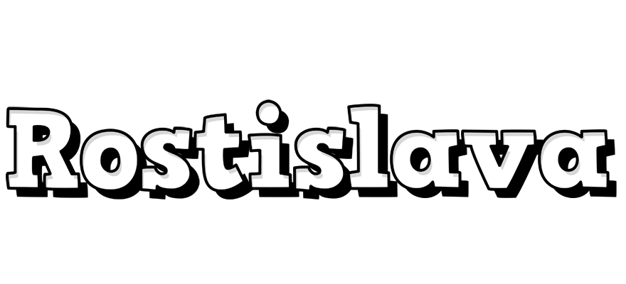 Rostislava snowing logo