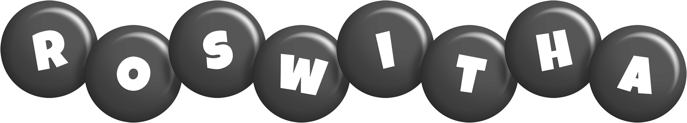 Roswitha candy-black logo