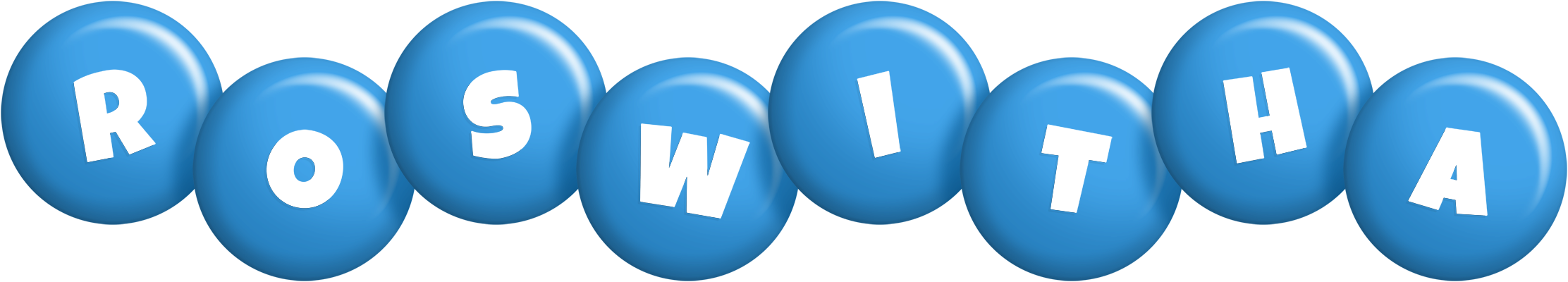 Roswitha candy-blue logo