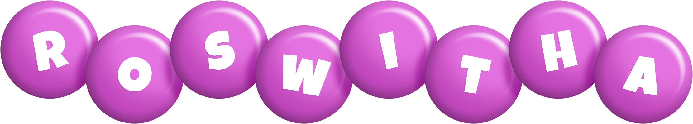 Roswitha candy-purple logo