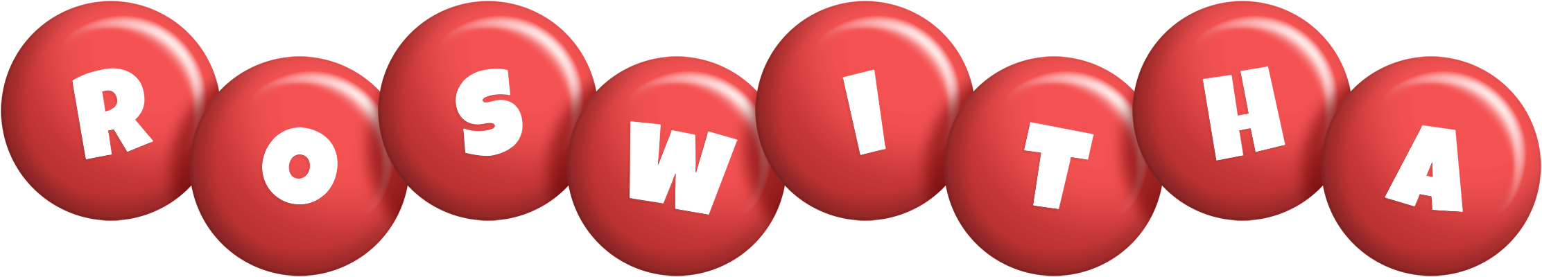 Roswitha candy-red logo