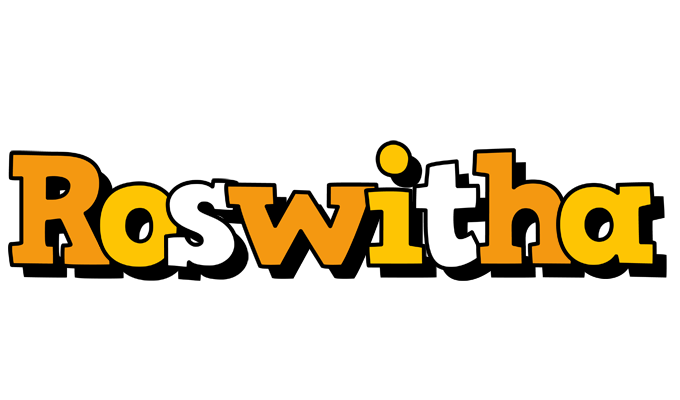 Roswitha cartoon logo