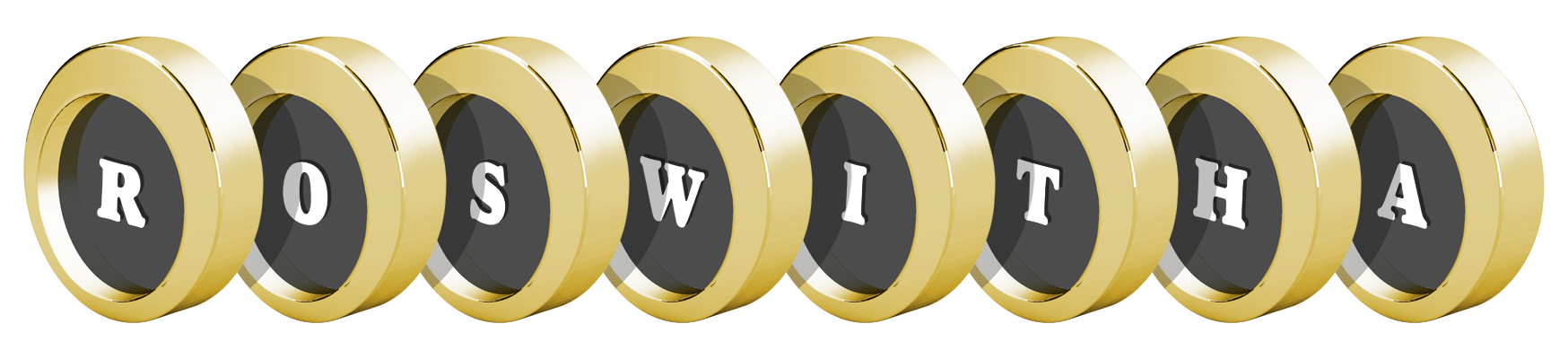 Roswitha gold logo
