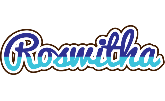 Roswitha raining logo