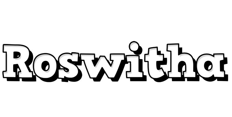 Roswitha snowing logo