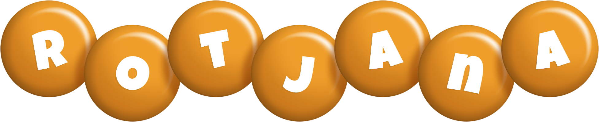 Rotjana candy-orange logo