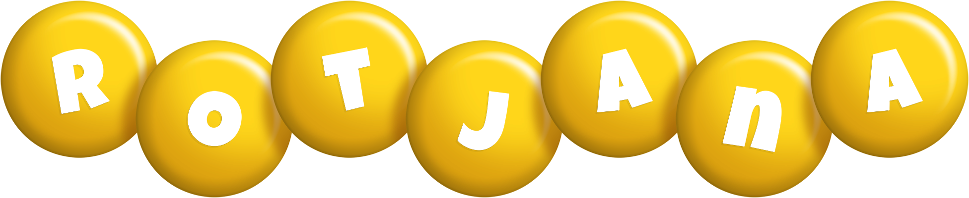 Rotjana candy-yellow logo