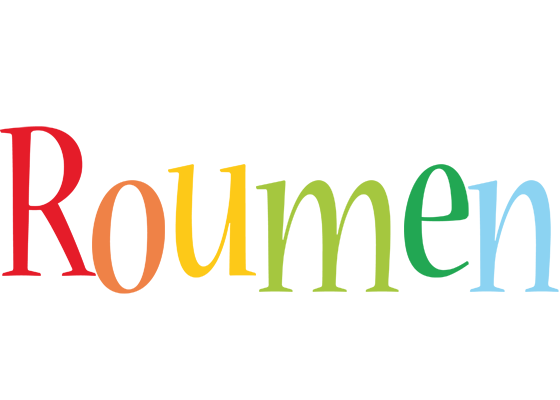 Roumen birthday logo