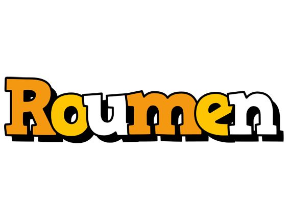 Roumen cartoon logo