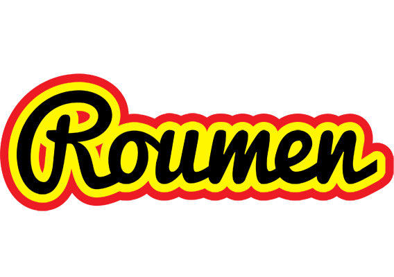 Roumen flaming logo