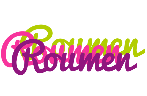 Roumen flowers logo