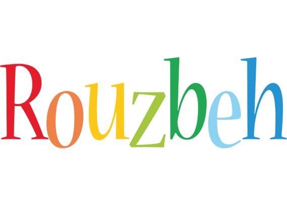 Rouzbeh birthday logo